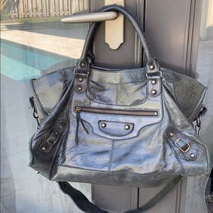 BALENCIAGA Motorcross Classic City Bag